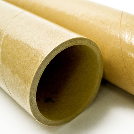 Paper cores with PE, cellulose film or silicone surfaces